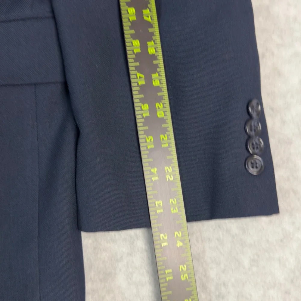 CROFT & BARROW Men's Blazer Sz. 44S Poly/Rayon Blend Dark Gray Sport Coat Jacket